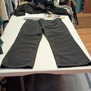 J. Crew Dark Gray Corduroy Flare Pants